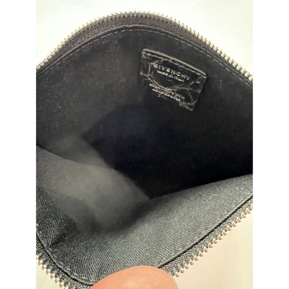 Givenchy Clutch Square Pouch in Black Distressed Leather - Picture 3 of 3